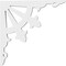Ekena Millwork Riley Architectural Grade PVC Bracket, 5/8"W X 10"D X 10"H BKTP01X10X10RL - alternate 2